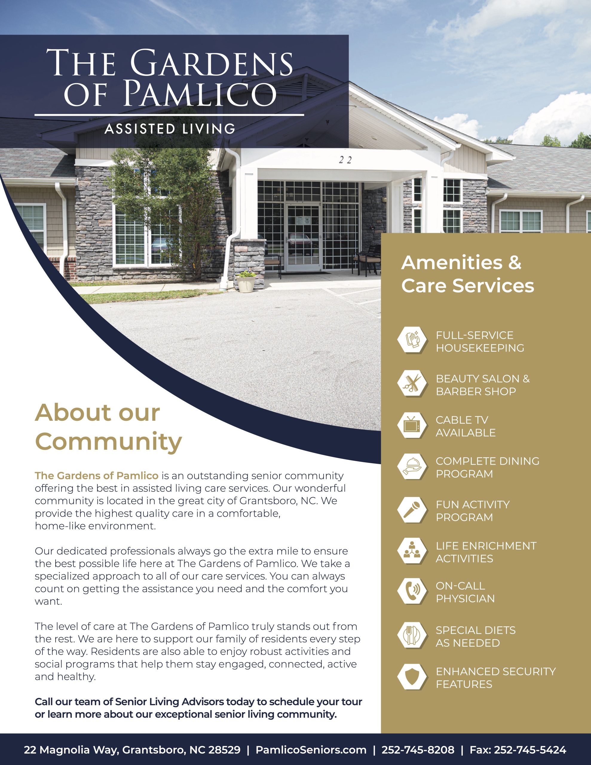 Gardens of Pamlico - About our Services